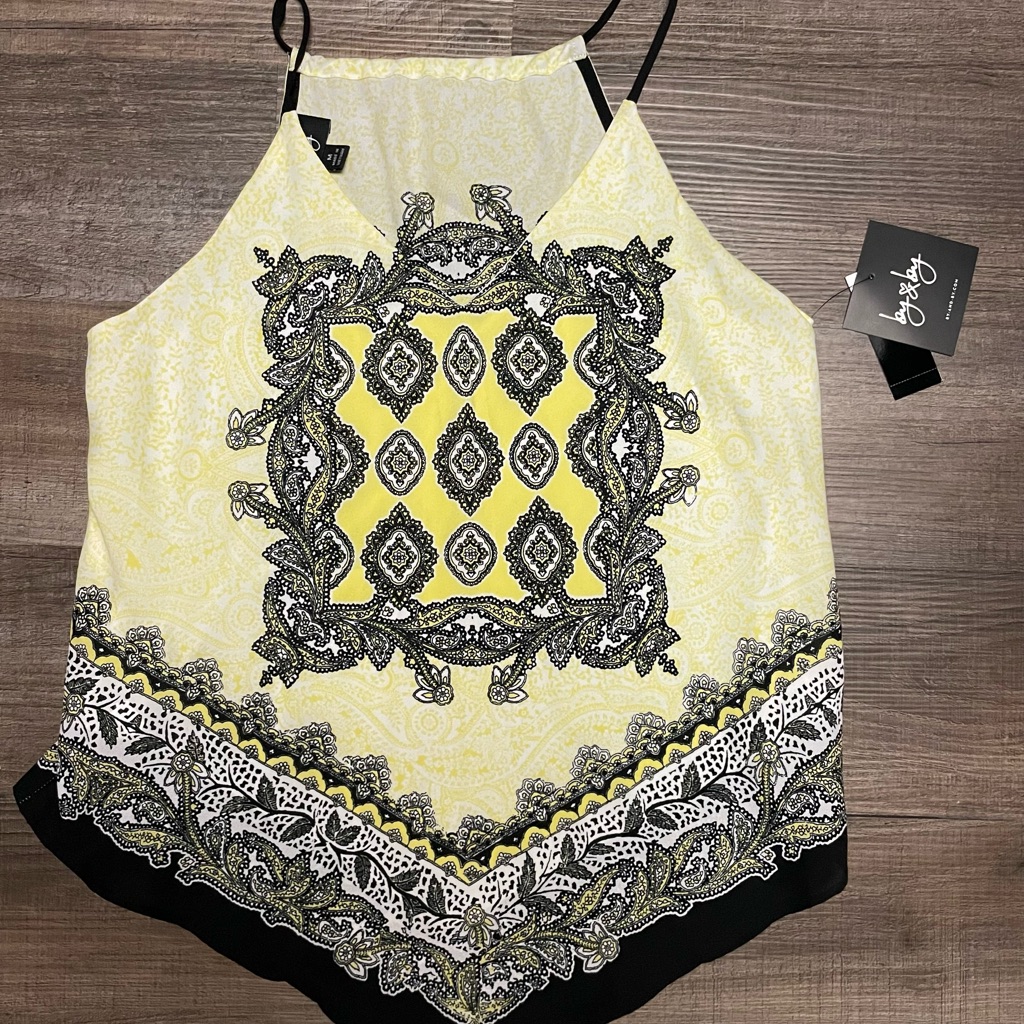 Nwt Bandana Style Top (062)
